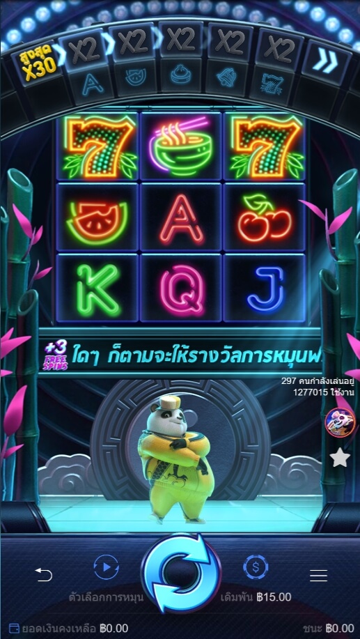 แนวทางของเกม PG ฮิปฮอปแพนด้า